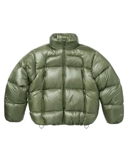 Featherweight Green Down Puffer Jacket