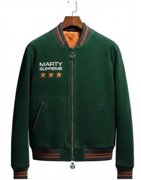 Marty Supreme Green Bomber Jacket