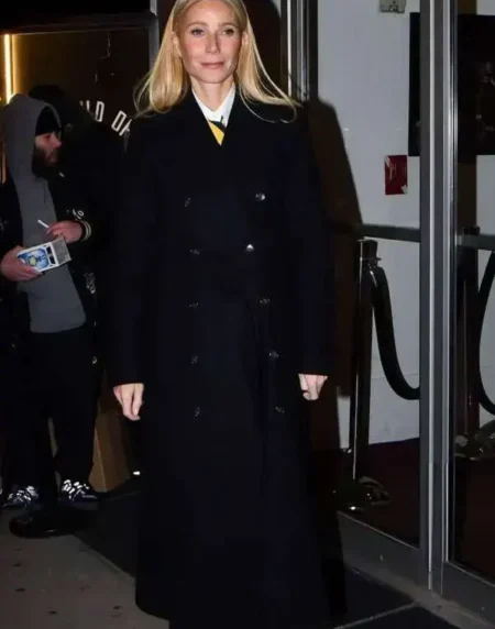 Marty Supreme Gwyneth Paltrow Black Coat
