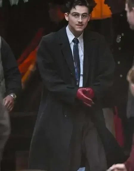 Marty Supreme Marty Mauser Long Black Coat