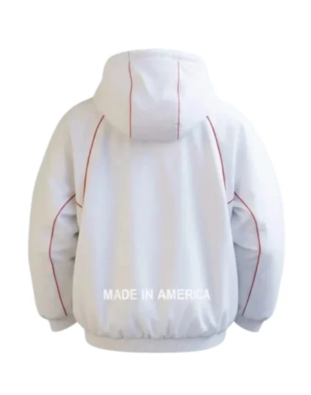 Marty Supreme White Jacket Back