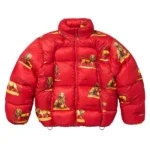 Supreme Lions Printed Featherweight Puffer Jacket