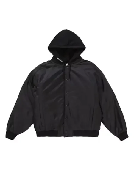Supreme Stadium Black Hooded Jacket