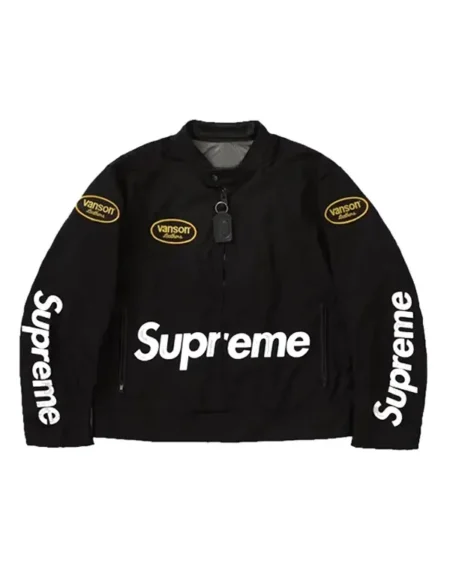 Supreme Vanson Black Jacket