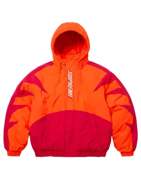 Supreme Wildcat Sideline Puffer Orange Jacket