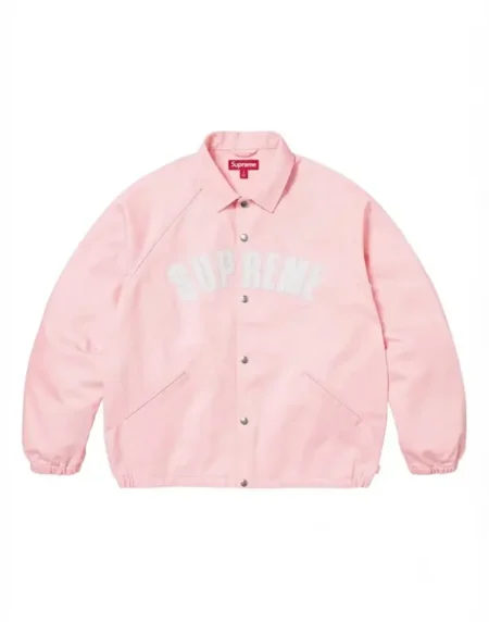 Supreme Arc Coaches Pink Jacket