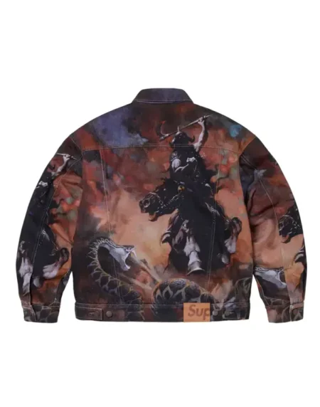 Supreme Frazetta Brwon Cotton Jacket