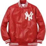 Supreme NY Yankees Varsity Red Jacket