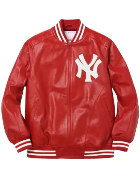 Supreme NY Yankees Varsity Red Jacket