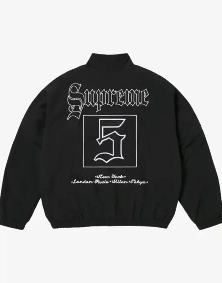 Supreme Old English Track Jacket Back