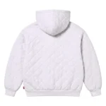 Supreme Quilted Gray Hoodie