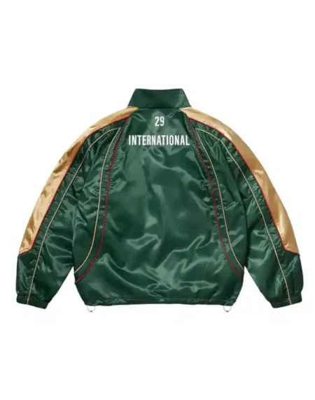 Supreme Satin Piping Track Jacket Back