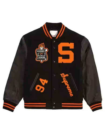 Supreme Team Varsity Black Jacket