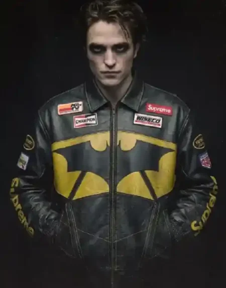 Supreme The Batman Leather Jacket