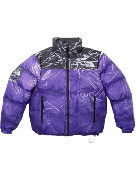 Supreme The North Face Nuptse Purple Jacket