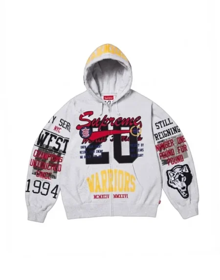 Supreme Warriors Gray Hoodie