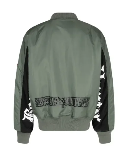 Supreme X Bounty Hunter Back Green Jacket