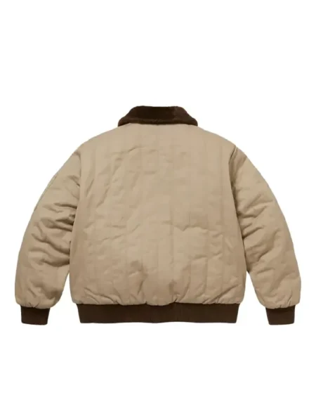 Supreme X Dickies Reversible Quilted Beige Jacket