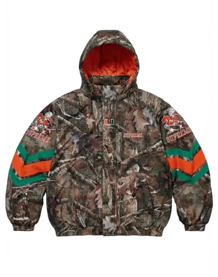 Supreme X NCAA Stadium Brown Jacket