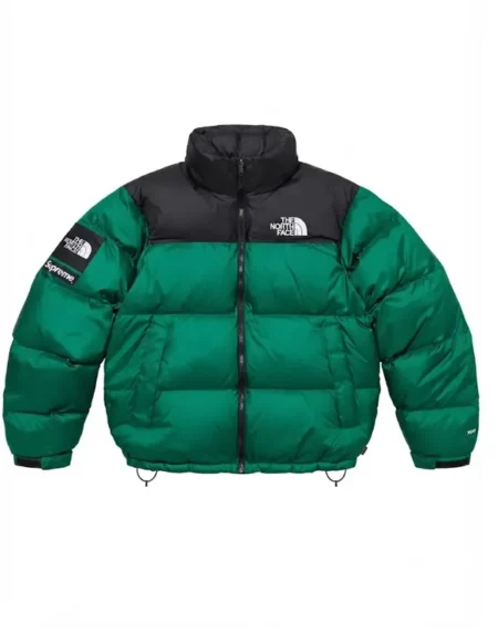 Supreme X The North Face Nuptse Green Jacket