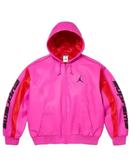 Supreme x Jordan Hooded Pink Jacket