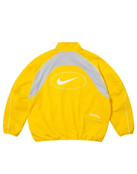 Supreme x Nike Yellow Track Jacket Back