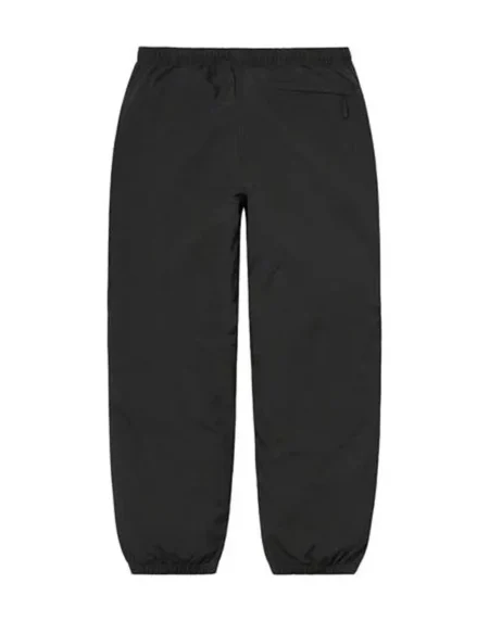 Reflective Track Zip Black Trouser