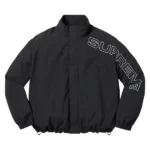 Supreme Black Spellout Embroidered Jacket