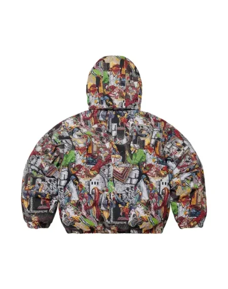 Supreme Bless Tapestry Puffer Jacket