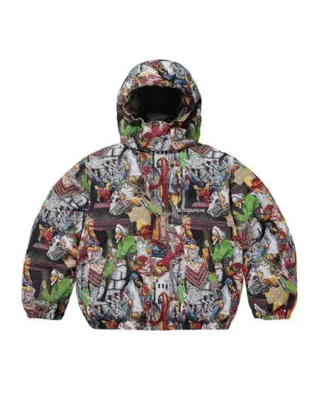 Supreme Bless Tapestry Puffer Jacket