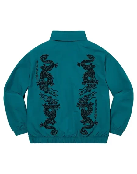 Supreme Dragon Track teal Jacket