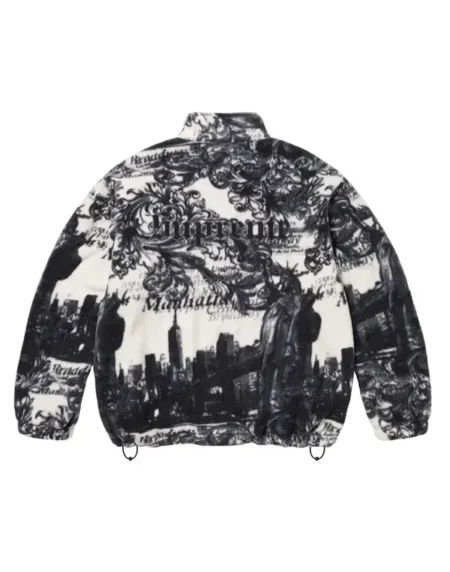 Supreme Fleece Printed Jacket