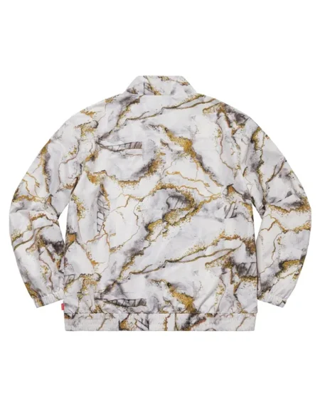Supreme Marble Track White Jacket