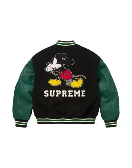 Supreme Mickey Varsity Jacket