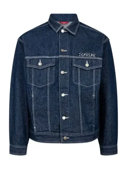 Supreme Smurfs Trucker Jacket