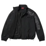 Supreme Spellout Embroidered Black Jacket