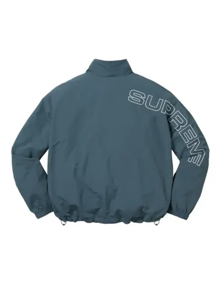 Supreme Spellout Embroidered slate Back Jacket