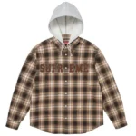 Supreme Applique Flannel Brown Jacket