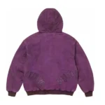 Supreme Applique Hooded Purple Jacket