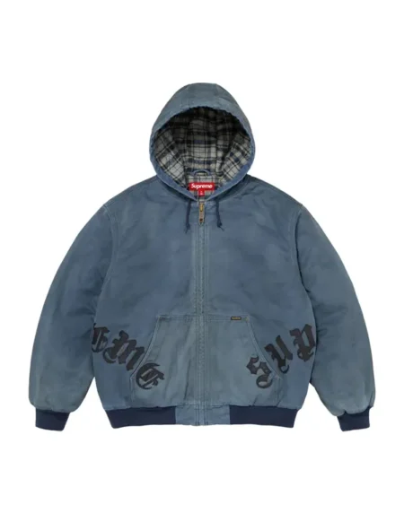 Supreme Applique Hooded Cotton Jacket