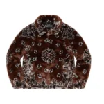 Supreme Bandana Bomber Brown Jacket