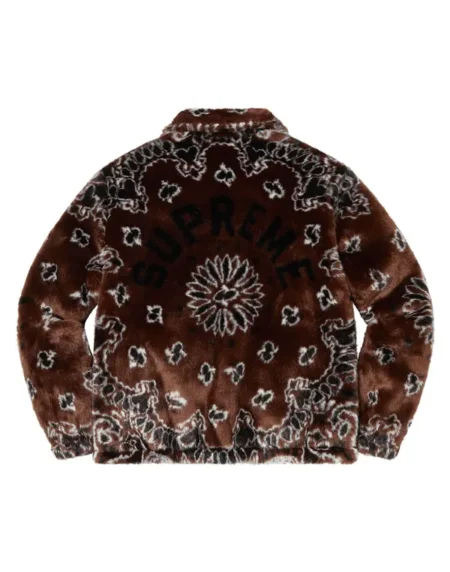 Supreme Bandana Brown Jacket