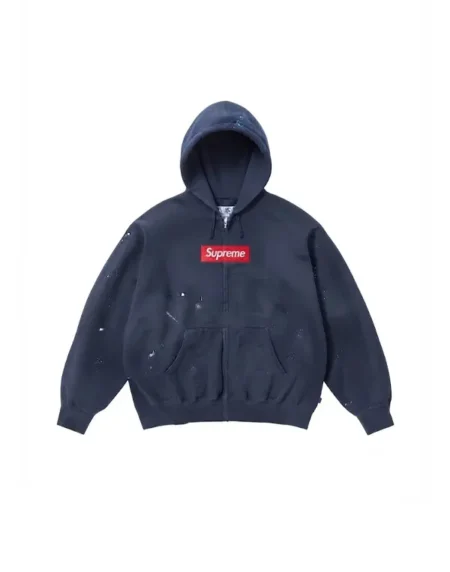 Supreme Box Logo Blue Hoodie