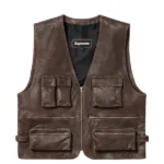 Supreme Cargo Leather Vest