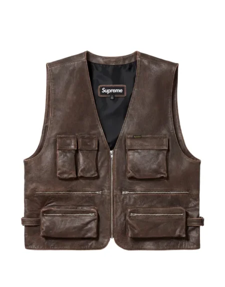 Supreme Cargo Leather Vest