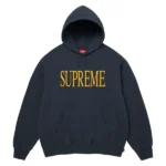 Supreme Capital Hooded Blue Jacket