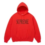 Supreme Capital Red Hooded Jacket