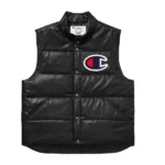 Supreme Champion Black Puffy Vest
