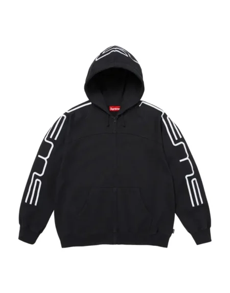 Supreme Connect Zip Black Jacket