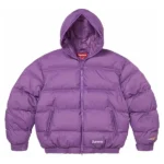 Supreme Facemask Purple Puffer Jacket
